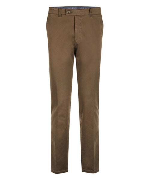 Leeds Cotton Trousers | Brown