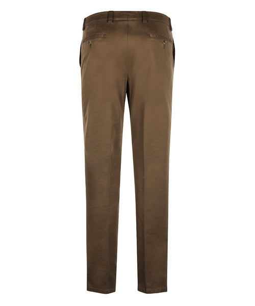 Leeds Cotton Trousers | Brown