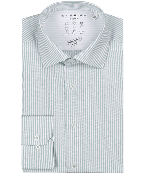 Eterna Shirt Modern Fit | Green