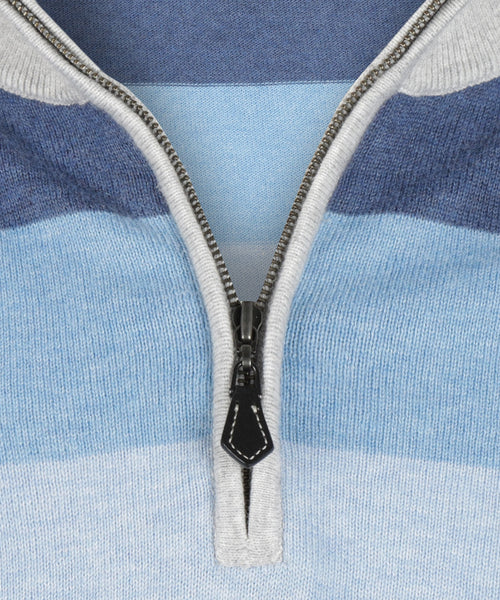 Alan Paine Stripe Pullover | Blue