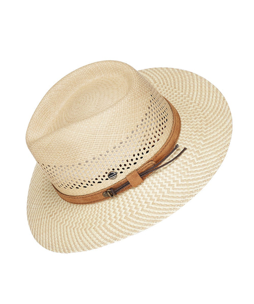 Panama Hat Fashion two tone | Brown