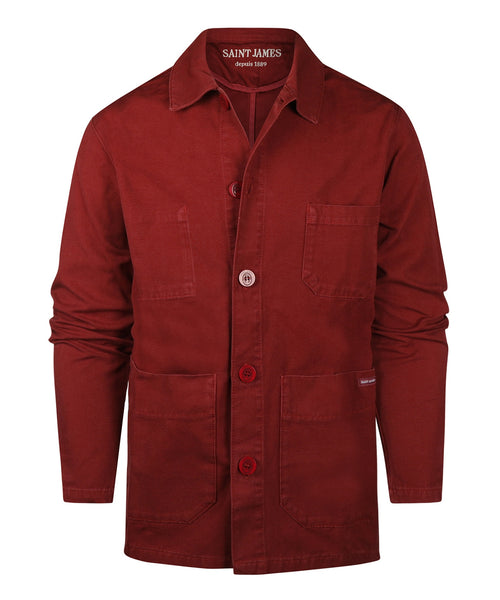 Saint James Sirocco Overshirt | Rood