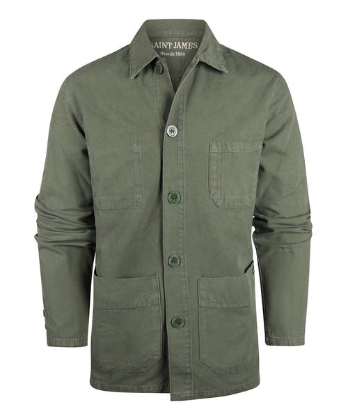 Saint James Sirocco Overshirt | Green