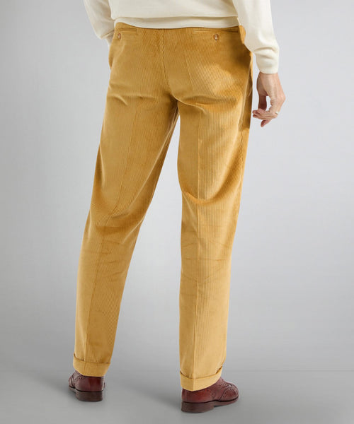 Corduroy Pants Wide Rib | Brown