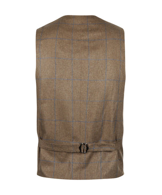 Wellington Gilet 100% Zijde | Bruin