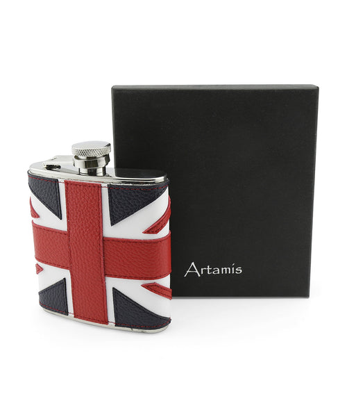 Leather Flask Flag 6oz | Union Jack Flag