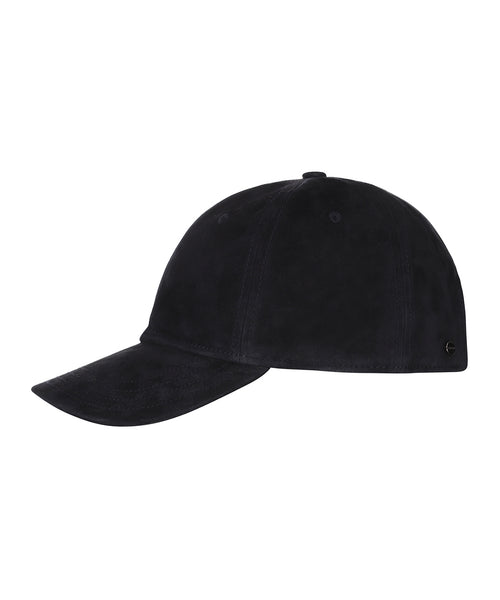 Baseball Cap Goat Suede | Navy