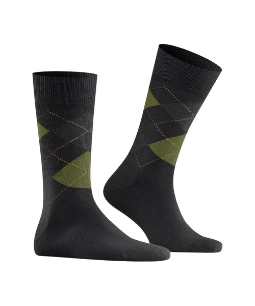 Burlington Edinburgh Men's Socks | Black