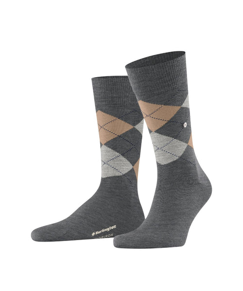 Burlington Edinburgh Men's Socks | Grey