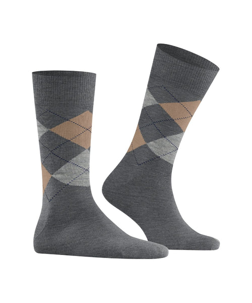 Burlington Edinburgh Men's Socks | Grey