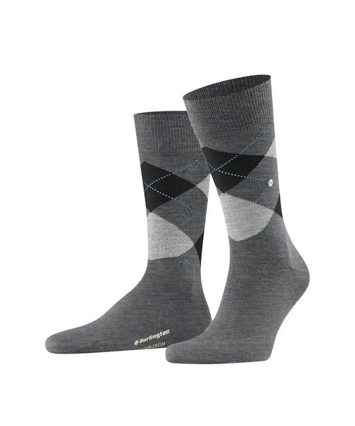 Burlington Edinburgh Men's Socks | Grey