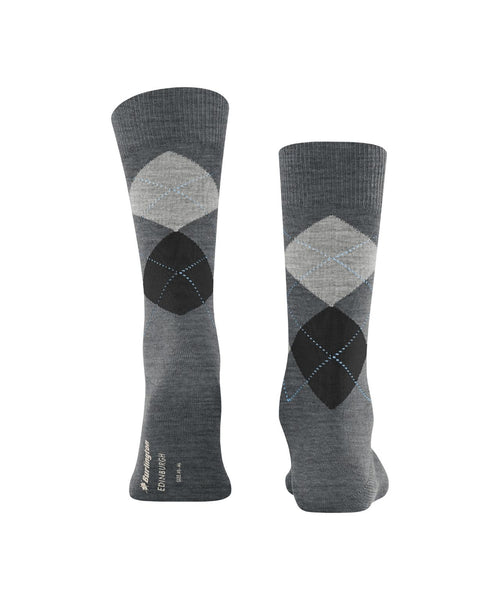 Burlington Edinburgh Men's Socks | Grey