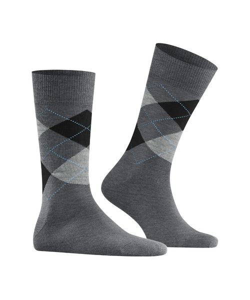 Burlington Edinburgh Men's Socks | Grey