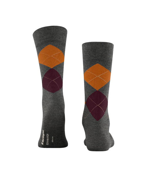 Burlington Edinburgh Men's Socks | Grey