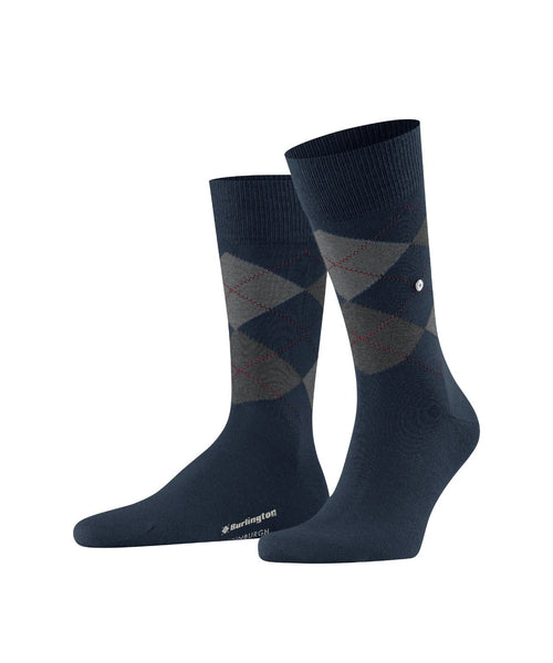 Burlington Edinburgh Men's Socks | Blue