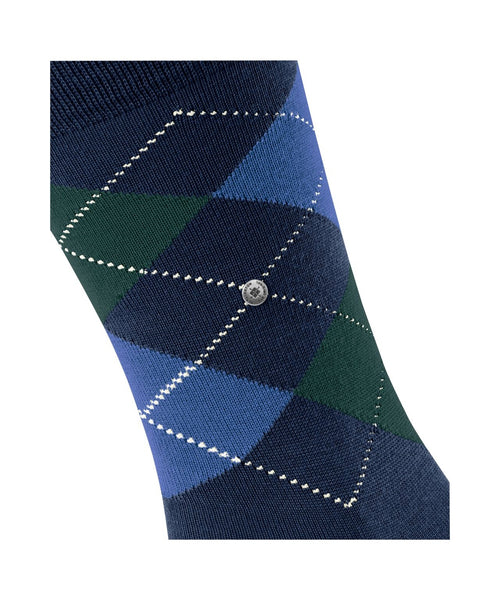 Burlington Edinburgh Men's Socks | Blue