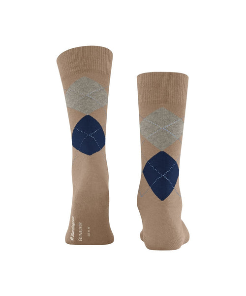 Burlington Edinburgh Men's Socks | Brown