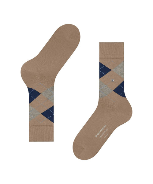 Burlington Edinburgh Men's Socks | Brown