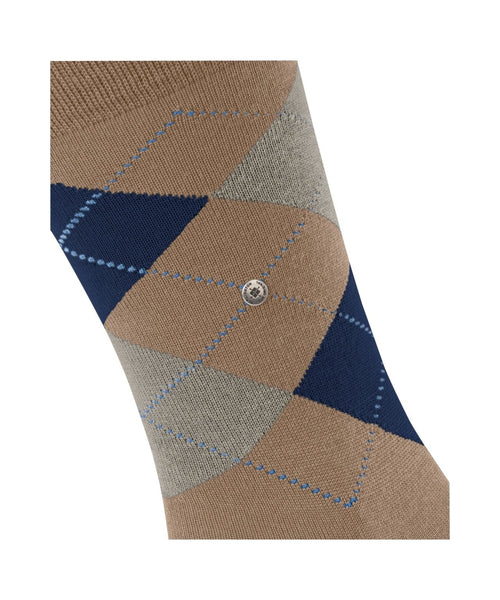 Burlington Edinburgh Men's Socks | Brown