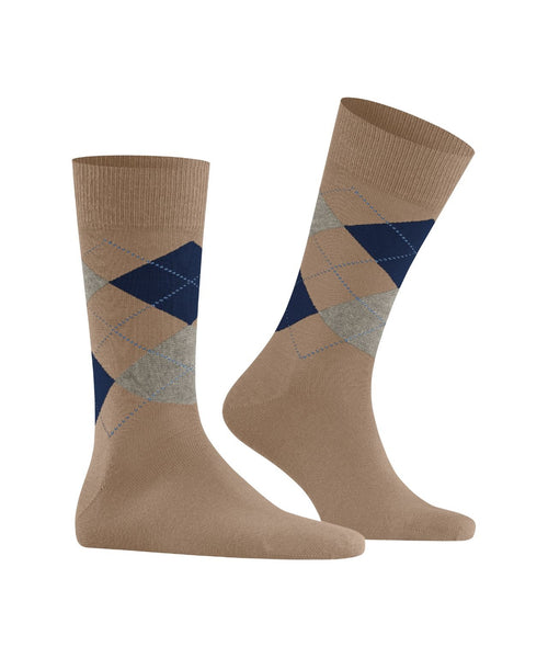 Burlington Edinburgh Men's Socks | Brown