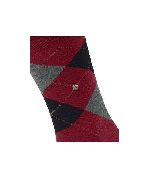 Burlington Edinburgh Men's Socks | Red