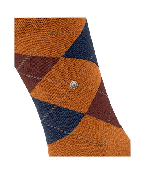 Burlington Edinburgh Men's Socks | red