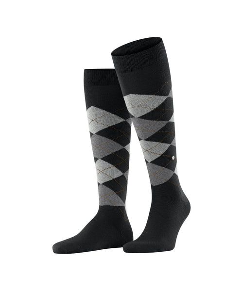 Burlington Edinburgh Men's Knee Socks | Black