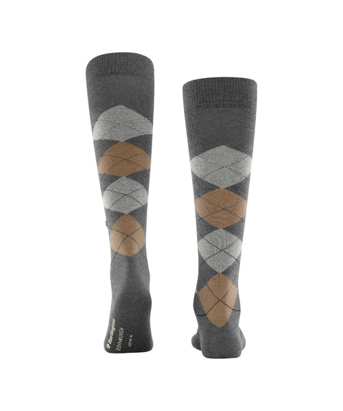 Burlington Edinburgh Men's Knee Socks | Grey