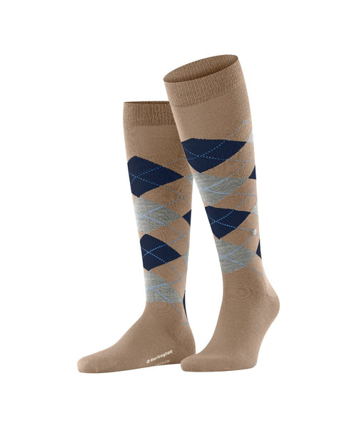 Burlington Edinburgh Men's Knee Socks | Brown