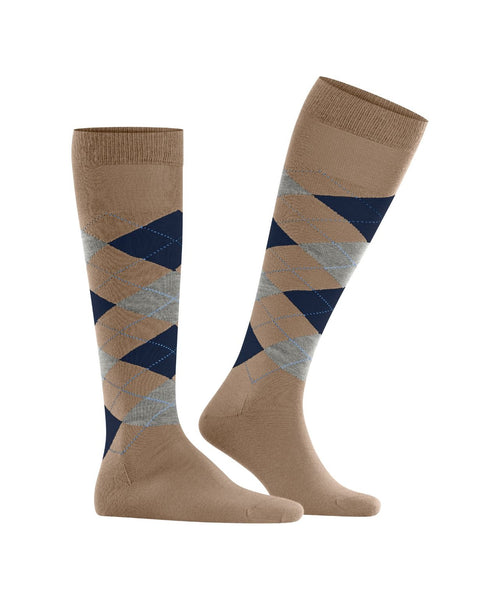 Burlington Edinburgh Men's Knee Socks | Brown