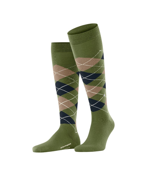 Burlington Edinburgh Men's Knee Socks | Green