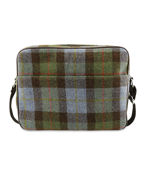 Harris Tweed Messenger Bag | Groen