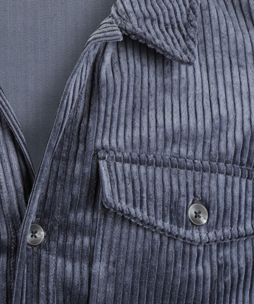 Corduroy Shirt | Blauw