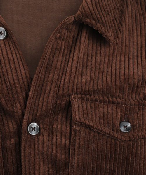 Corduroy Shirt | Brown