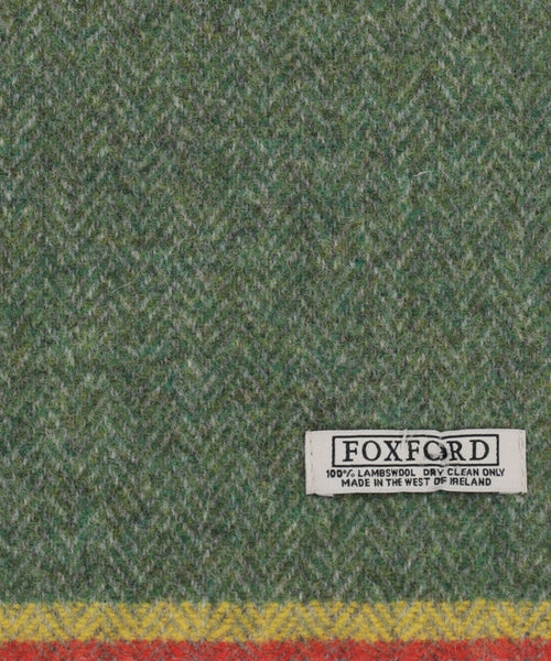 Lambswool Sjaal 30X210CM | Groen