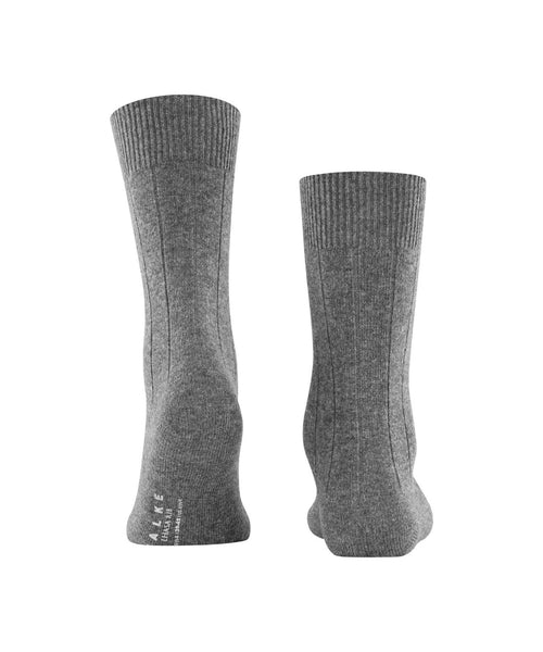 Lhasa Rib Men Socks | Grey