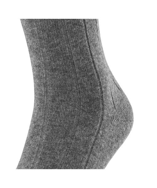 Lhasa Rib Men Socks | Grey