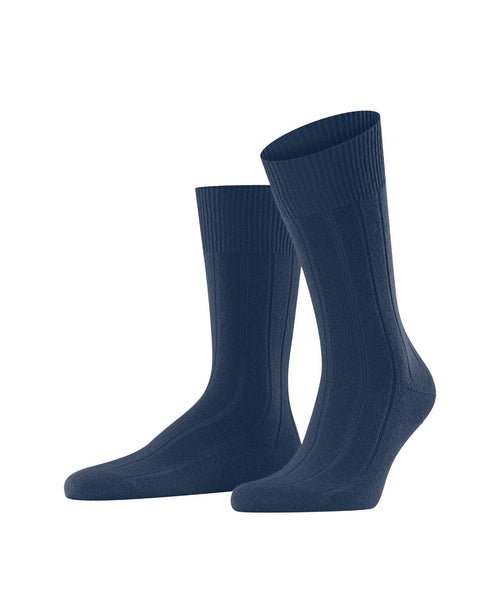 Lhasa Rib Men's Socks | Blue