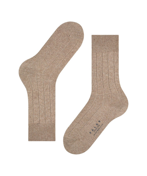 Lhasa Rib Men's Socks | Brown