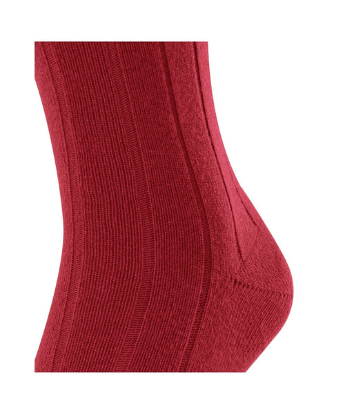 Lhasa Rib Men's Socks | Red