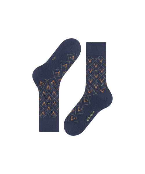 Burlington St.Hubert sock | Blue