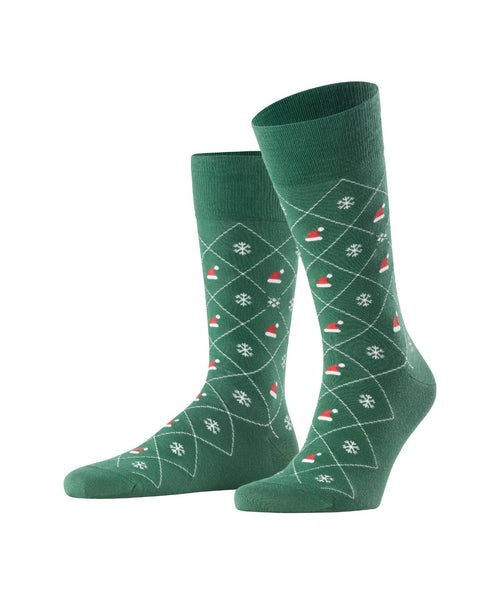 Burlington X-Mas Argyle sok | Groen