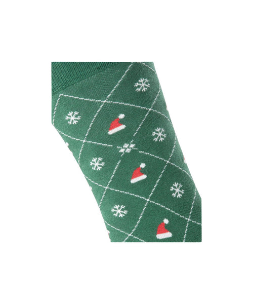 Burlington X-Mas Argyle sok | Groen