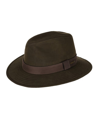 Stetson Traveller Waxed Cotton WR | Olijf Groen