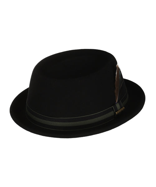 Stetson Pork Pie Woolfelt | Black