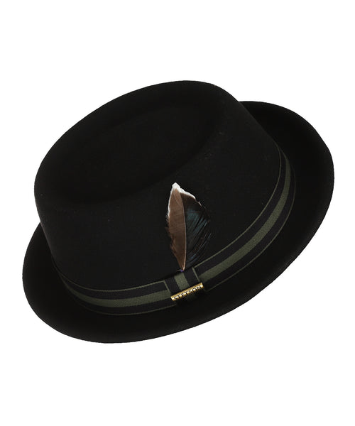 Stetson Pork Pie Woolfelt | Black