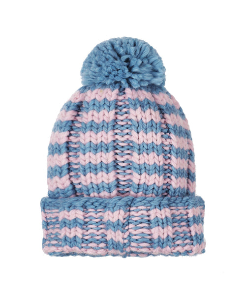 Stetson Beanie Stripes | Blauw