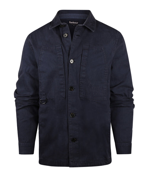 Barbour Deepdale Relaxed Fit Overshirt | Navy Blauw