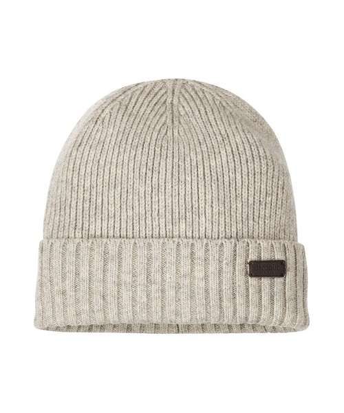 Barbour Carlton Beanie Hat | Licht Grijs