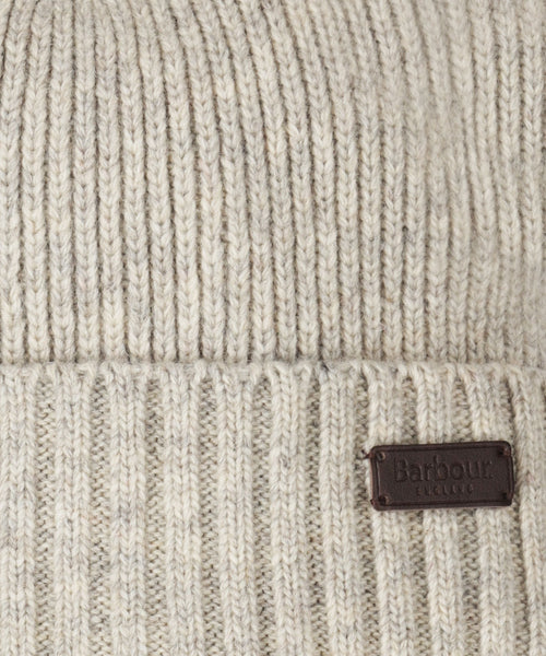 Barbour Carlton Beanie Hat | Licht Grijs